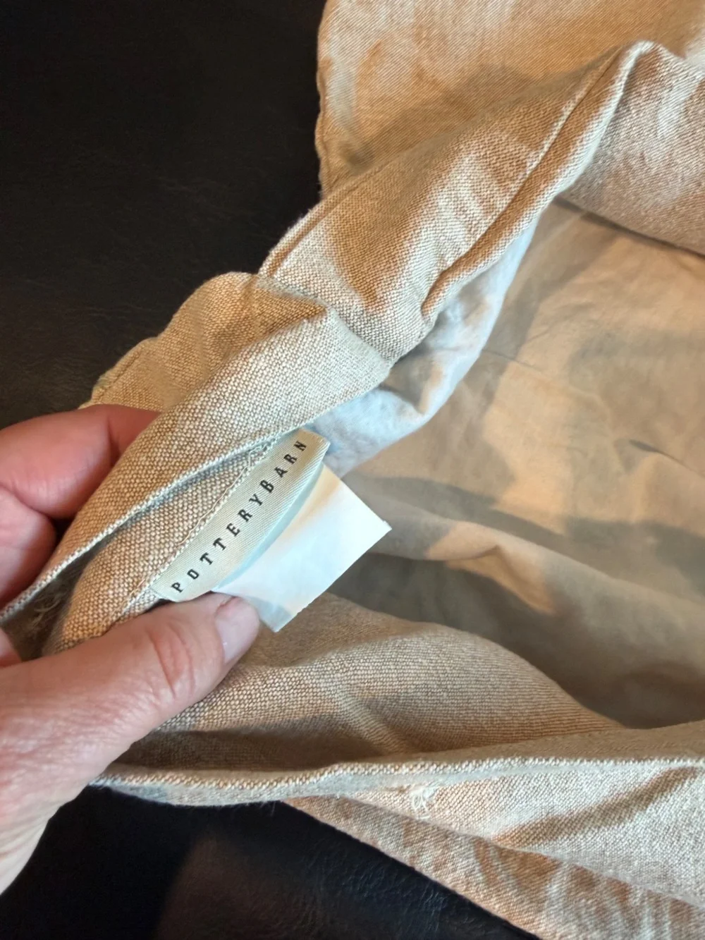 Pottery Barn Embroidered Pillow Cases Beach Theme Shell Set of 4